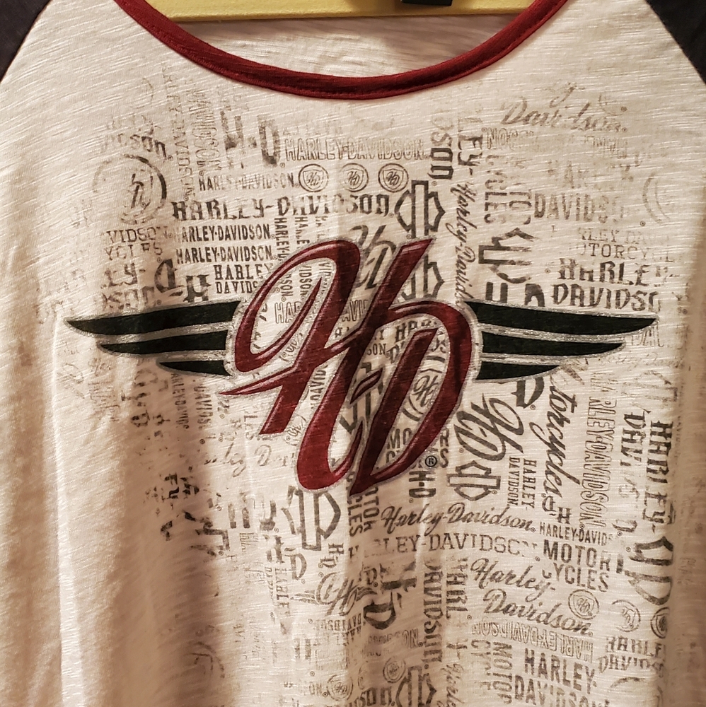 Harley-Davidson 3/4 sleeve tshirt - Picture 2 of 2
